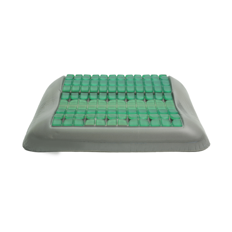 Pernă cu gel verde pentru ameliorarea presiunii pentru gât și coloană vertebrală